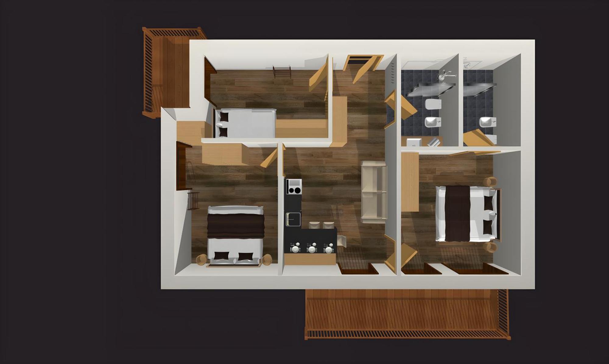 Appartement- Und Wellnesshotel Winkler ฟัลเซส ห้อง รูปภาพ